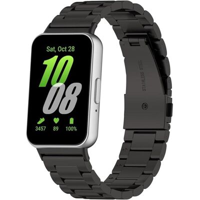 Techsuit - Watchband (W010) - Samsung Galaxy Fit3 - Black, Uhrenarmband, Schwarz Techsuit - Watchband (W010) - Samsung Galaxy Fit3 - Black, Uhrenarmband, Schwarz