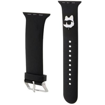 Karl Lagerfeld Schwarzes 3D Gummi Choupette Head Armband für Apple Watch Karl Lagerfeld Schwarzes 3D Gummi Choupette Head Armband für Apple Watch