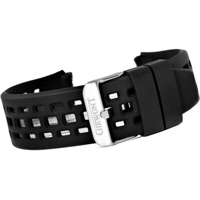Giewont Pasek do Smartwatch GW440 Silikonowy CZARNY GWP440-1 (22 mm, Edelstahl, Silikon), Uhrenarmband, Schwarz Giewont Pasek do Smartwatch GW440 Silikonowy CZARNY GWP440-1 (22 mm, Edelstahl, Silikon), Uhrenarmband, Schwarz
