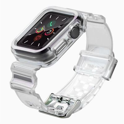 Hurtel Strap Light Set Ersatzband Gehäuse für Watch 3 38mm / Watch 2 38mm schwarz (TPU), Uhrenarmband, Schwarz Hurtel Strap Light Set Ersatzband Gehäuse für Watch 3 38mm / Watch 2 38mm schwarz (TPU), Uhrenarmband, Schwarz