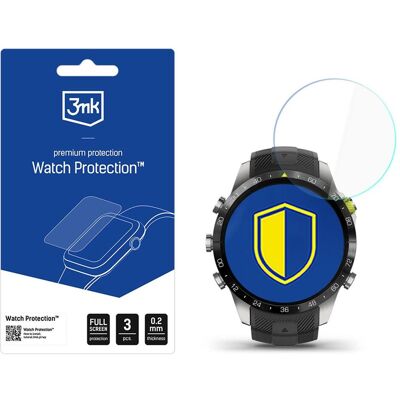 3MK Watch Protection FlexibleGlass Hybrid Glass for Garmin MARQ Athlete (Gen 2), Smartwatch Schutzfolie, Transparent 3MK Watch Protection FlexibleGlass Hybrid Glass for Garmin MARQ Athlete (Gen 2), Smartwatch Schutzfolie, Transparent