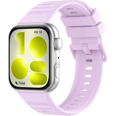Techsuit - Watchband (W082) - Huawei Watch Fit 5 Pro - Lavender (Silikon), Uhrenarmband, Violett Techsuit - Watchband (W082) - Huawei Watch Fit 5 Pro - Lavender (Silikon), Uhrenarmband, Violett