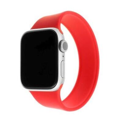 Fixed Elastisches Silikonarmband für Apple Watch 38/40/41mm, Grösse L, rot (Silicone, Silikon), Uhrenarmband, Rot Fixed Elastisches Silikonarmband für Apple Watch 38/40/41mm, Grösse L, rot (Silicone, Silikon), Uhrenarmband, Rot