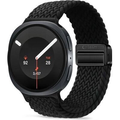 Tech-Protect NYLONMAG SAMSUNG GALAXY WATCH 8 / 9 / CLASSIC (40 / 44 / 46 MM) BLACK, Smartwatch Schutzfolie, Schwarz Tech-Protect NYLONMAG SAMSUNG GALAXY WATCH 8 / 9 / CLASSIC (40 / 44 / 46 MM) BLACK, Smartwatch Schutzfolie, Schwarz