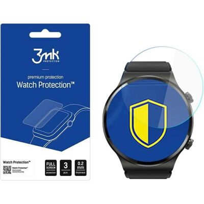 3MK FlexibleGlass Watch Blackview R7 Pro Szkło Hybrydowe, Smartwatch Schutzfolie, Schwarz 3MK FlexibleGlass Watch Blackview R7 Pro Szkło Hybrydowe, Smartwatch Schutzfolie, Schwarz