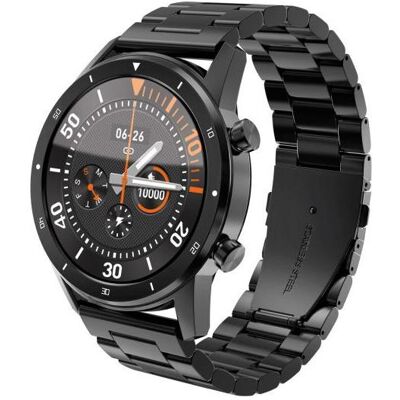 Aligator Ersatz-Metallarmband für Watch Pro und Watch Pro X 22mm / schwarz (22 mm, Metall), Uhrenarmband, Schwarz Aligator Ersatz-Metallarmband für Watch Pro und Watch Pro X 22mm / schwarz (22 mm, Metall), Uhrenarmband, Schwarz