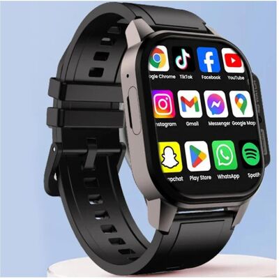OBA Smartwatch mit 4G LTE, GPS, Gesundheitsüberwachung und Kamera (49 mm, 4G), Smartwatch OBA Smartwatch mit 4G LTE, GPS, Gesundheitsüberwachung und Kamera (49 mm, 4G), Smartwatch