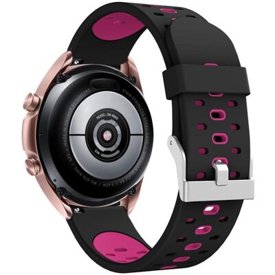 Cover-Discount 20mm Silikon Ersatzarmband BI-color pink (20 mm, Silikon), Uhrenarmband, Pink Cover-Discount 20mm Silikon Ersatzarmband BI-color pink (20 mm, Silikon), Uhrenarmband, Pink
