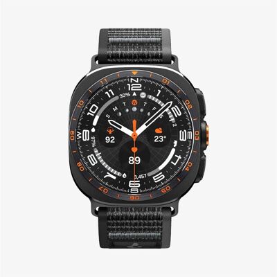 Spigen - Athlex Air (AMP11614) – Samsung Galaxy Watch Ultra 2 / Watch Ultra 47 mm – Active Black (22 mm, 47 mm, breathable fabric, Nylon), Uhrenarmband, Schwarz, Grau Spigen - Athlex Air (AMP11614) – Samsung Galaxy Watch Ultra 2 / Watch Ultra 47 mm – Active Black (22 mm, 47 mm, breathable fabric, Nylon), Uhrenarmband, Schwarz, Grau