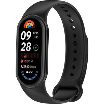 Screenguard Silicone Strap Ersatzarmband (Silikon), Uhrenarmband, Schwarz Screenguard Silicone Strap Ersatzarmband (Silikon), Uhrenarmband, Schwarz