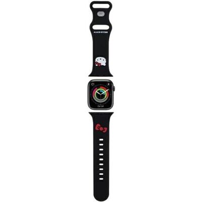 Hello Kitty Silikon-Armband - Schwarz - 38/40/41mm - Apple Watch Zubehör Hello Kitty Silikon-Armband - Schwarz - 38/40/41mm - Apple Watch Zubehör