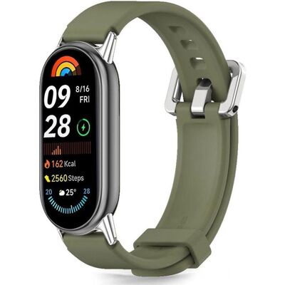 Tech-Protect IconBand Classic Armband für Xiaomi Smart Band 8 / 9 / 10 / NFC - grün (Silikon), Uhrenarmband, Grün Tech-Protect IconBand Classic Armband für Xiaomi Smart Band 8 / 9 / 10 / NFC - grün (Silikon), Uhrenarmband, Grün