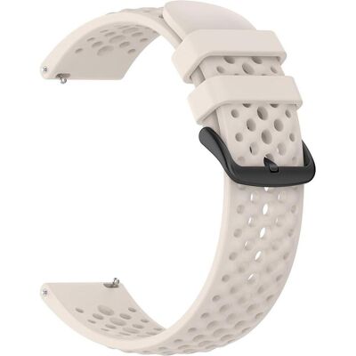 Techsuit - Watchband 22mm (W083) - Amazfit Active Max - White (22 mm, Silicone), Uhrenarmband, Weiss Techsuit - Watchband 22mm (W083) - Amazfit Active Max - White (22 mm, Silicone), Uhrenarmband, Weiss