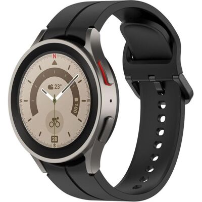 Samsung Galaxy Watch 6, 6 Classic Watch Strap - Black, Smartwatch Zubehör, Schwarz Samsung Galaxy Watch 6, 6 Classic Watch Strap - Black, Smartwatch Zubehör, Schwarz