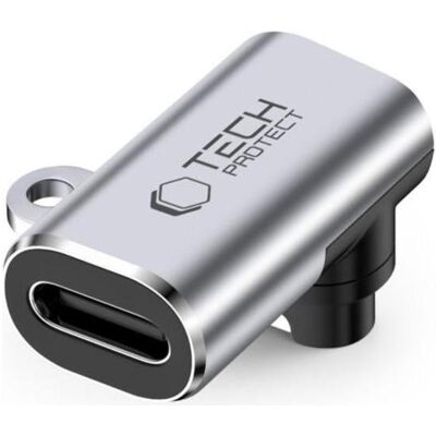 Tech-Protect Ultraboost USB-C Winkeladapter für Garmin Watch - Grau, Smartwatch Zubehör, Grau, Silber Tech-Protect Ultraboost USB-C Winkeladapter für Garmin Watch - Grau, Smartwatch Zubehör, Grau, Silber