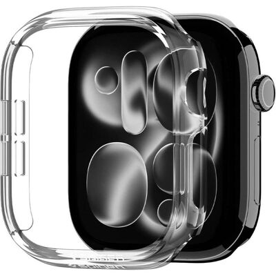 Spigen - Thin Fit (ACS11881) - Apple Watch 12 43mm - Crystal Clear, Smartwatch Zubehör, Transparent Spigen - Thin Fit (ACS11881) - Apple Watch 12 43mm - Crystal Clear, Smartwatch Zubehör, Transparent