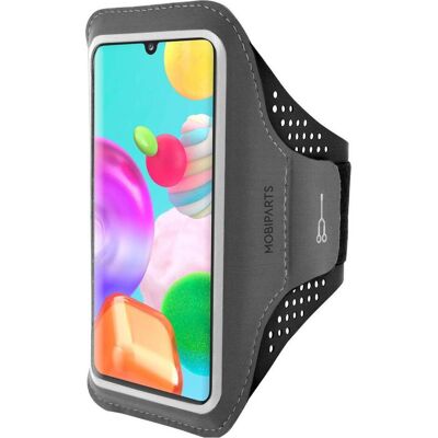 Mobiparts Comfort Fit Sport Armband Samsung Galaxy A41 (2020) Black, Smartphone Sportarmband, Schwarz Mobiparts Comfort Fit Sport Armband Samsung Galaxy A41 (2020) Black, Smartphone Sportarmband, Schwarz