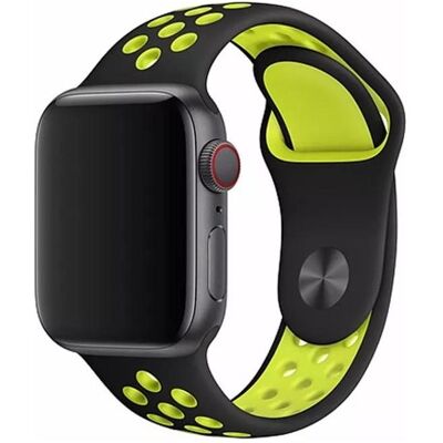 Devia Sportarmband SchwarzGelb 424445mm (44 mm, Fabric, Nylon, Silicone), Uhrenarmband, Gelb Devia Sportarmband SchwarzGelb 424445mm (44 mm, Fabric, Nylon, Silicone), Uhrenarmband, Gelb