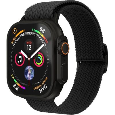 Vonmählen Woven Loop - 40 41 42mm - One Size (40 mm, Nylon), Uhrenarmband, Schwarz Vonmählen Woven Loop - 40 41 42mm - One Size (40 mm, Nylon), Uhrenarmband, Schwarz