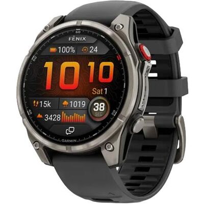Garmin fenix 8 PRO - 51mm AMOLED Sapphire Carbon grey (51 mm), Smartwatch Garmin fenix 8 PRO - 51mm AMOLED Sapphire Carbon grey (51 mm), Smartwatch