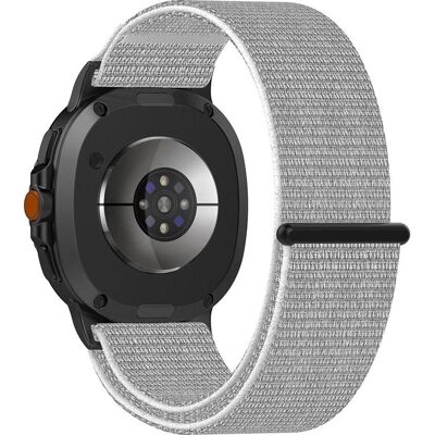 Techsuit - Watchband (W054) - Samsung Galaxy Watch8 40mm/Watch8 44mm/Watch8 Classic/Ultra 2 - Gray (Metall, Nylon), Uhrenarmband, Grau Techsuit - Watchband (W054) - Samsung Galaxy Watch8 40mm/Watch8 44mm/Watch8 Classic/Ultra 2 - Gray (Metall, Nylon), Uhrenarmband, Grau