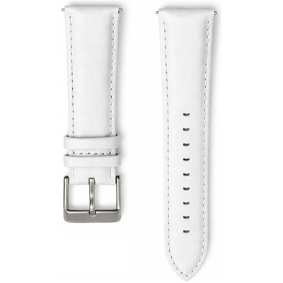 Carneo 8588010359339 (20 mm, Faux Leather), Uhrenarmband, Weiss Carneo 8588010359339 (20 mm, Faux Leather), Uhrenarmband, Weiss