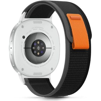 Tech-Protect Nylon Stripe Strap Samsung Galaxy Watch 8/8 Classic - Black (40 mm, 44 mm, 46 mm, Nylon), Uhrenarmband, Schwarz Tech-Protect Nylon Stripe Strap Samsung Galaxy Watch 8/8 Classic - Black (40 mm, 44 mm, 46 mm, Nylon), Uhrenarmband, Schwarz