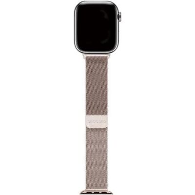 Decoded Kellarihm Apple Watch Milan Matte Gold (Edelstahl), Uhrenarmband, Gold Decoded Kellarihm Apple Watch Milan Matte Gold (Edelstahl), Uhrenarmband, Gold