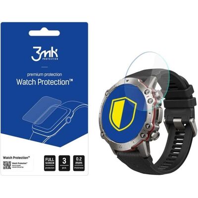 3MK FlexibleGlass Watch Amazfit Falcon Szkło Hybrydowe, Smartwatch Schutzfolie, Transparent 3MK FlexibleGlass Watch Amazfit Falcon Szkło Hybrydowe, Smartwatch Schutzfolie, Transparent