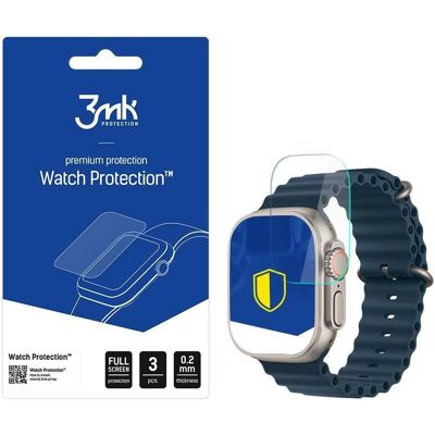 3MK Apple Watch Ultra - Watch Protection? v. FlexibleGlass Lite, Smartwatch Schutzfolie, Transparent 3MK Apple Watch Ultra - Watch Protection? v. FlexibleGlass Lite, Smartwatch Schutzfolie, Transparent