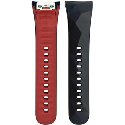 Samsung Armband Hole Small für R365 Gear Fit 2 Pro - black red, Uhrenarmband, Schwarz, Rot Samsung Armband Hole Small für R365 Gear Fit 2 Pro - black red, Uhrenarmband, Schwarz, Rot