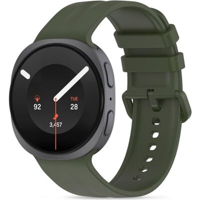 Tech-Protect SILIKON EVO SAMSUNG GALAXY WATCH 8 / 9 / CLASSIC (40 / 44 / 46 MM) MILITÄRGRÜN, Smartwatch Zubehör, Grün Tech-Protect SILIKON EVO SAMSUNG GALAXY WATCH 8 / 9 / CLASSIC (40 / 44 / 46 MM) MILITÄRGRÜN, Smartwatch Zubehör, Grün