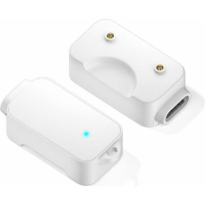 PowerGuard USB-C to Samsung Galaxy Fit3 Smartwatch Charge Adapter, Smartwatch Zubehör, Weiss PowerGuard USB-C to Samsung Galaxy Fit3 Smartwatch Charge Adapter, Smartwatch Zubehör, Weiss