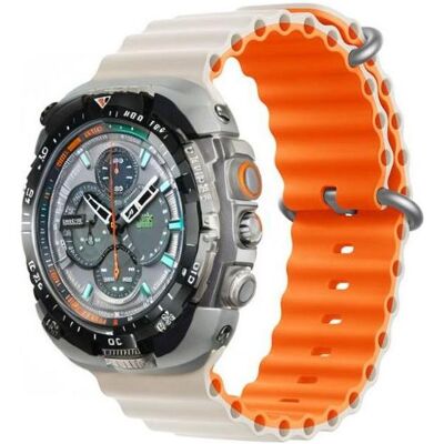 Devia Armband Deluxe Sport6 für Apple Watch 42mm/ 44mm/ 45mm/ 49mm starlight orange (42 mm, 44 mm, 45 mm, 46 mm, 49 mm, Silikon, Stahl), Uhrenarmband, Grau, Orange Devia Armband Deluxe Sport6 für Apple Watch 42mm/ 44mm/ 45mm/ 49mm starlight orange (42 mm, 44 mm, 45 mm, 46 mm, 49 mm, Silikon, Stahl), Uhrenarmband, Grau, Orange