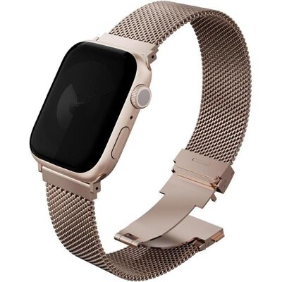 Uniq Strap Dante Pro for Apple Watch 42/41/40mm Stainless Steel metallic rose (Edelstahl), Uhrenarmband, Rosa, Gold Uniq Strap Dante Pro for Apple Watch 42/41/40mm Stainless Steel metallic rose (Edelstahl), Uhrenarmband, Rosa, Gold