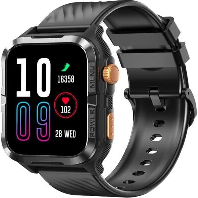 Blackview SMARTWATCH W10 PRO/BLACK W10PROBLACK (46.50 mm, ohne SIM), Smartwatch Blackview SMARTWATCH W10 PRO/BLACK W10PROBLACK (46.50 mm, ohne SIM), Smartwatch