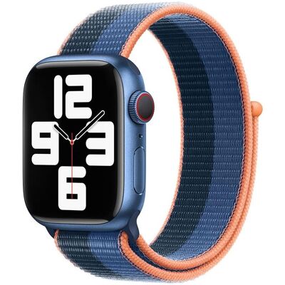 Devia Nylon Braided Two-Tone Loop Pinch Feather / Řemínek pro Apple Watch / 40/41/42 mm / Nylon (Nylon), Uhrenarmband, Mehrfarbig Devia Nylon Braided Two-Tone Loop Pinch Feather / Řemínek pro Apple Watch / 40/41/42 mm / Nylon (Nylon), Uhrenarmband, Mehrfarbig