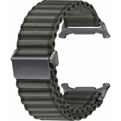 Samsung Trail Band (20 mm, Nylon, Titanium), Uhrenarmband, Grün Samsung Trail Band (20 mm, Nylon, Titanium), Uhrenarmband, Grün