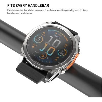 Fixed Smart Watch-Halterung für Bike Dock für Garmin 26 mm, Schwarz, Smartwatch Zubehör, Schwarz Fixed Smart Watch-Halterung für Bike Dock für Garmin 26 mm, Schwarz, Smartwatch Zubehör, Schwarz