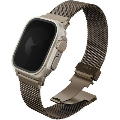 Uniq Strap Dante Pro for Apple Watch 49/46/45/44mm Stainless Steel gold (44 mm, 45 mm, 46 mm, 49 mm, Stainless Steel), Uhrenarmband, Gold Uniq Strap Dante Pro for Apple Watch 49/46/45/44mm Stainless Steel gold (44 mm, 45 mm, 46 mm, 49 mm, Stainless Steel), Uhrenarmband, Gold