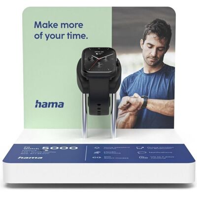 Hama Fit Watch 5000 Test MODULE.ZWART.18x18x16cm Engels (73296006), Smartwatch Zubehör, Schwarz Hama Fit Watch 5000 Test MODULE.ZWART.18x18x16cm Engels (73296006), Smartwatch Zubehör, Schwarz
