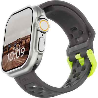 UAG Urban Armor Gear Civilian Strap (44 mm, 45 mm, 46 mm, 49 mm, Edelstahl, Silikon), Uhrenarmband, Grau, Grün UAG Urban Armor Gear Civilian Strap (44 mm, 45 mm, 46 mm, 49 mm, Edelstahl, Silikon), Uhrenarmband, Grau, Grün