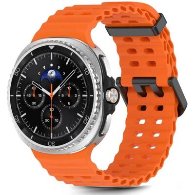 Grizz Glass Tech-Protect IconBand Pro Armband für Samsung Galaxy Watch 40/44/46 mm - Orange (Edelstahl, TPU), Uhrenarmband, Orange Grizz Glass Tech-Protect IconBand Pro Armband für Samsung Galaxy Watch 40/44/46 mm - Orange (Edelstahl, TPU), Uhrenarmband, Orange