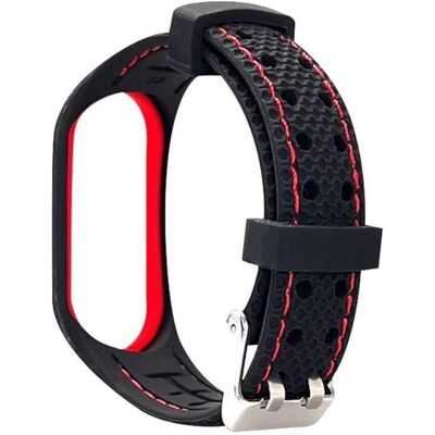 OEM Strap Elastomer strap LIFESTYLE for XIAOMI Mi Band 7 black (04) (Elastomer), Uhrenarmband, Schwarz OEM Strap Elastomer strap LIFESTYLE for XIAOMI Mi Band 7 black (04) (Elastomer), Uhrenarmband, Schwarz