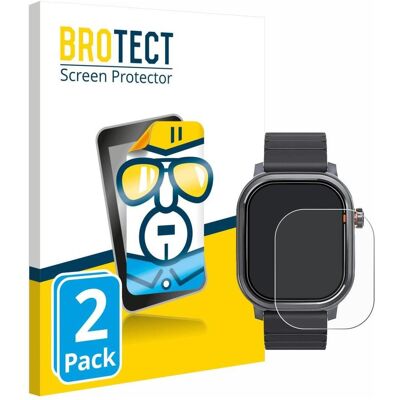 BROTECT Schutzfolie für Kospet Pulse Displayschutz Displayschutzfolie Folie Klar Transparent, Smartwatch Schutzfolie, Transparent BROTECT Schutzfolie für Kospet Pulse Displayschutz Displayschutzfolie Folie Klar Transparent, Smartwatch Schutzfolie, Transparent