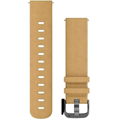 Garmin Schnellwechsel-Armband (20 mm, Veloursleder), Uhrenarmband, Braun Garmin Schnellwechsel-Armband (20 mm, Veloursleder), Uhrenarmband, Braun