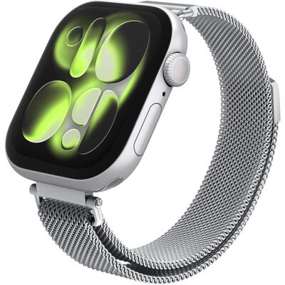 Spigen Pasek WBM4 Band do Apple Watch 8 / 9 / 10 / 11 / SE 40/41/42mm Silver (Stainless Steel), Uhrenarmband, Silber, Grau Spigen Pasek WBM4 Band do Apple Watch 8 / 9 / 10 / 11 / SE 40/41/42mm Silver (Stainless Steel), Uhrenarmband, Silber, Grau