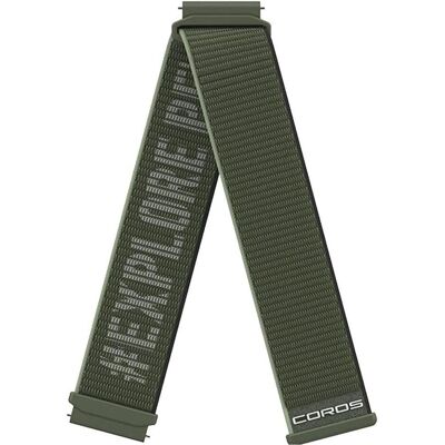 Coros 22mm Watch Band (22 mm, Silikon), Uhrenarmband, Grün Coros 22mm Watch Band (22 mm, Silikon), Uhrenarmband, Grün