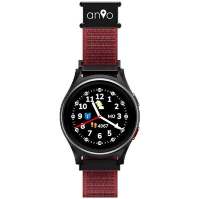 Lupus-Electronics ANIO Armband, red (Nylon), Uhrenarmband, Rot Lupus-Electronics ANIO Armband, red (Nylon), Uhrenarmband, Rot