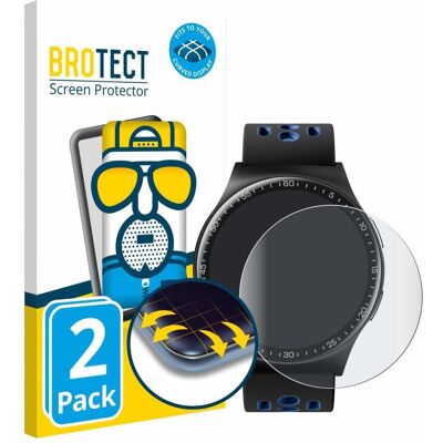 BROTECT Fullscreen für Reebok Pulse Smartwatch Schutzfolie Displayschutz Folie Matt Entspiegelungsfolie, Smartwatch Schutzfolie, Grau BROTECT Fullscreen für Reebok Pulse Smartwatch Schutzfolie Displayschutz Folie Matt Entspiegelungsfolie, Smartwatch Schutzfolie, Grau